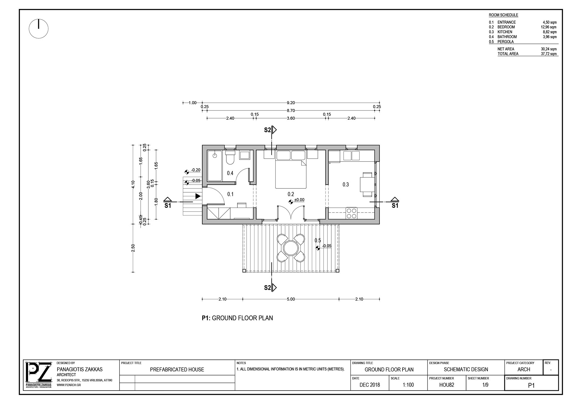 Prefabricated House 082 | Prefab Homes | Panagiotis Zakkas, Architect